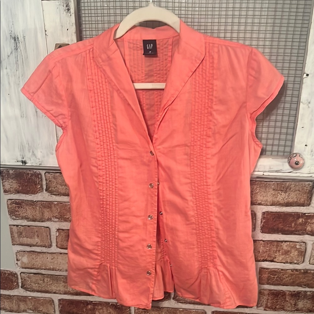 GAP Vibrant Coral Women's Blouse